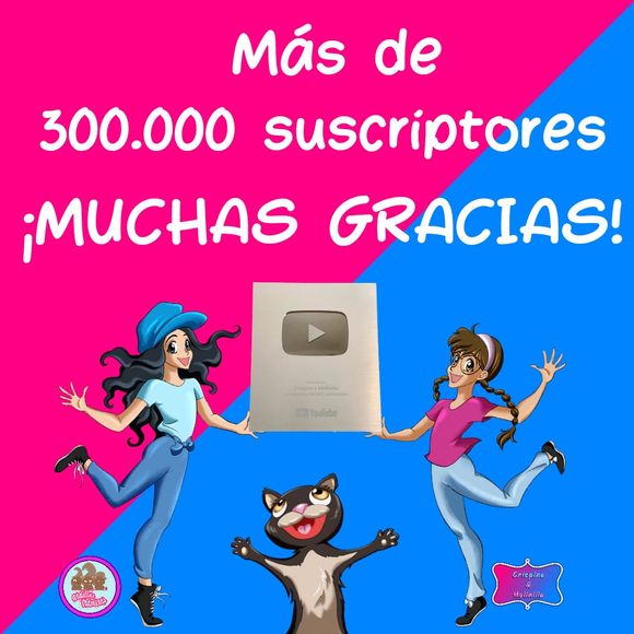 Canal de
		YouTube. Más de 300.00 suscriptores